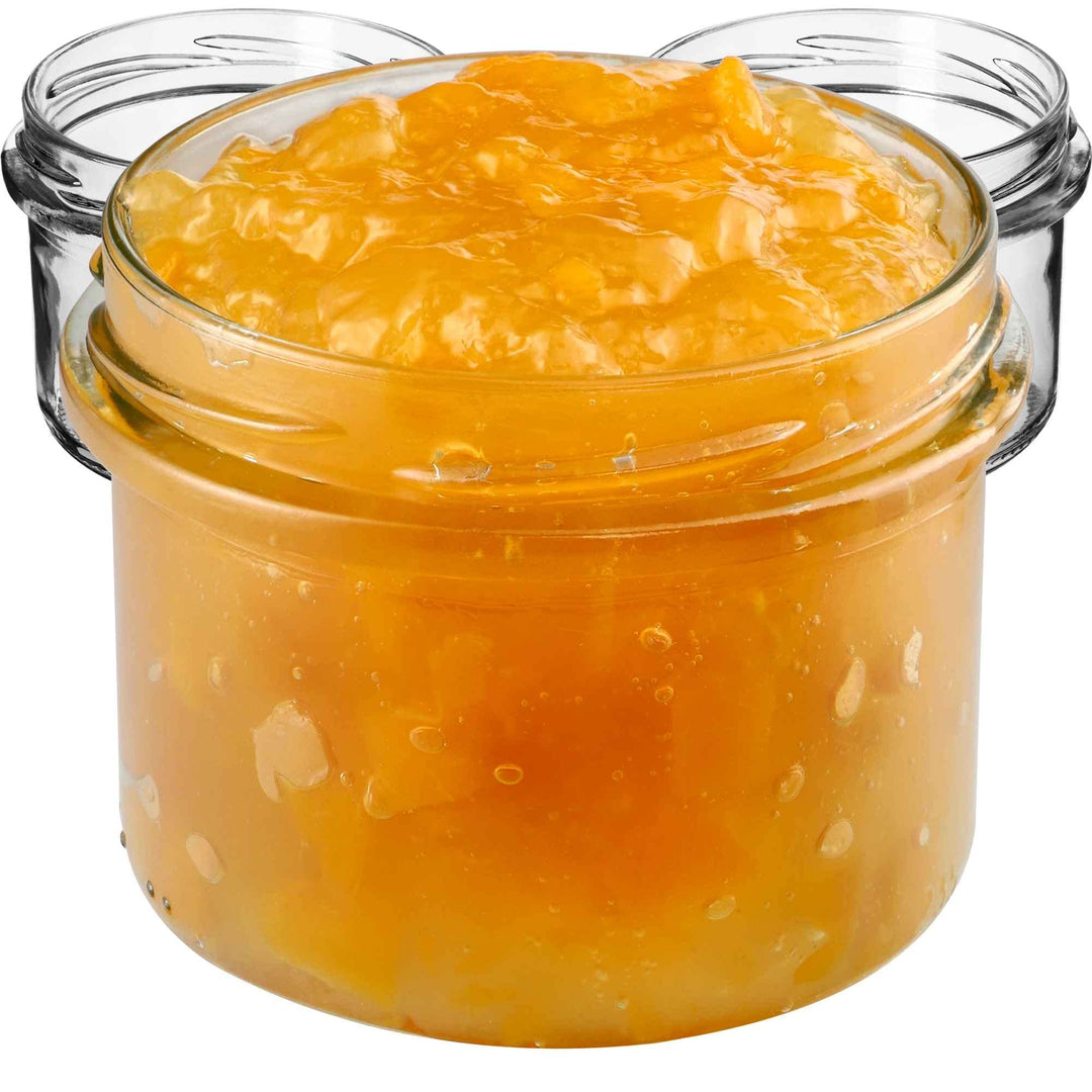 KADAX 20er Set Marmeladengläser 235ml TO82 Ohne Deckel, Einmachgläser Vorratsgläser Mason Jar mit Sc
