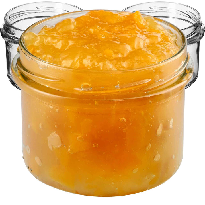 KADAX 20er Set Marmeladengläser 235ml TO82 Ohne Deckel, Einmachgläser Vorratsgläser Mason Jar mit Sc