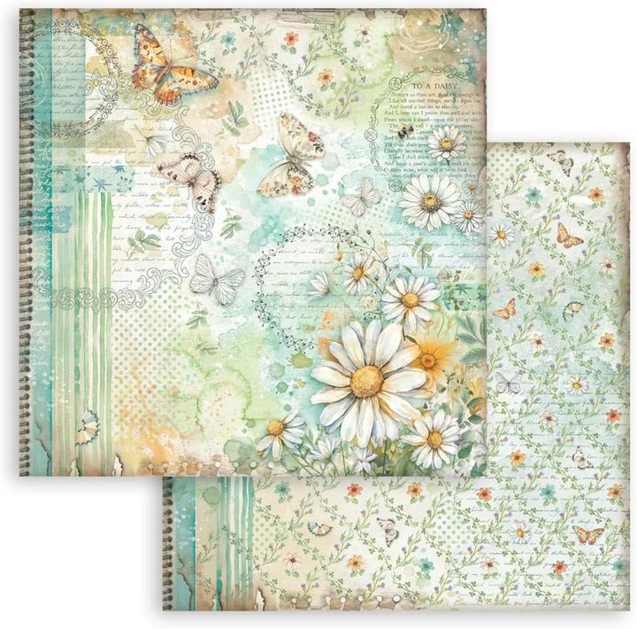 Stamperia - Scrapbook Paper Pad for Scrapbooks, Albums, Cards, Bullet Journals and More, Acid Free,