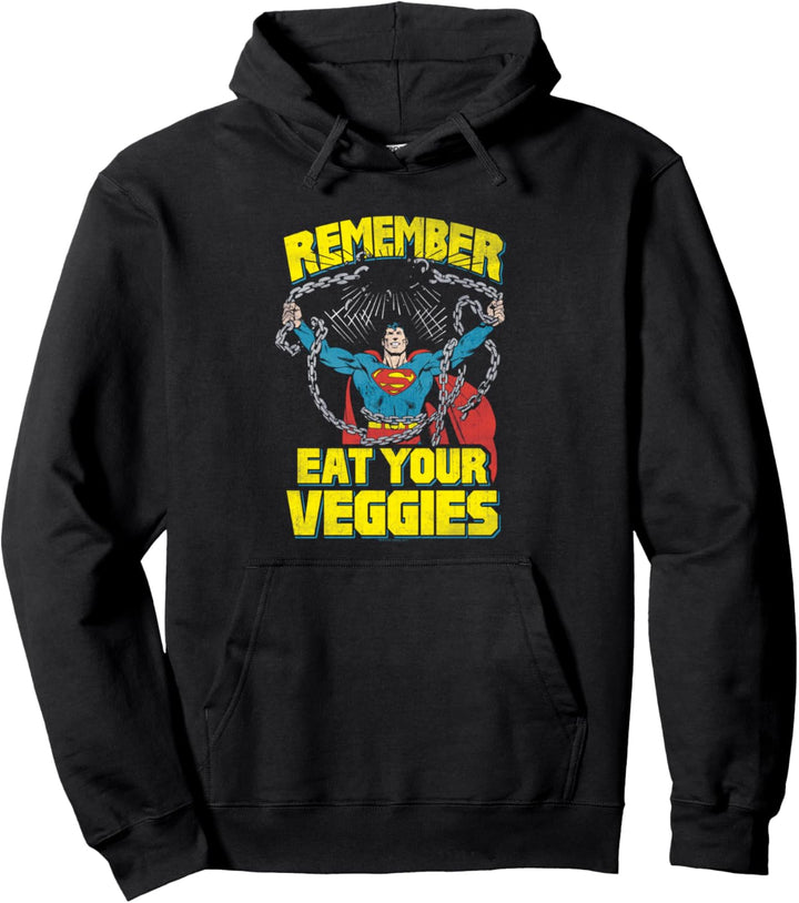 Superman Veggie Power Pullover Hoodie