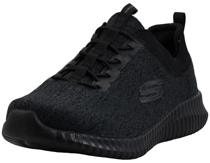 Skechers Herren Elite Flex Hartnell Halbschuhe 41 EU Schwarz, 41 EU Schwarz