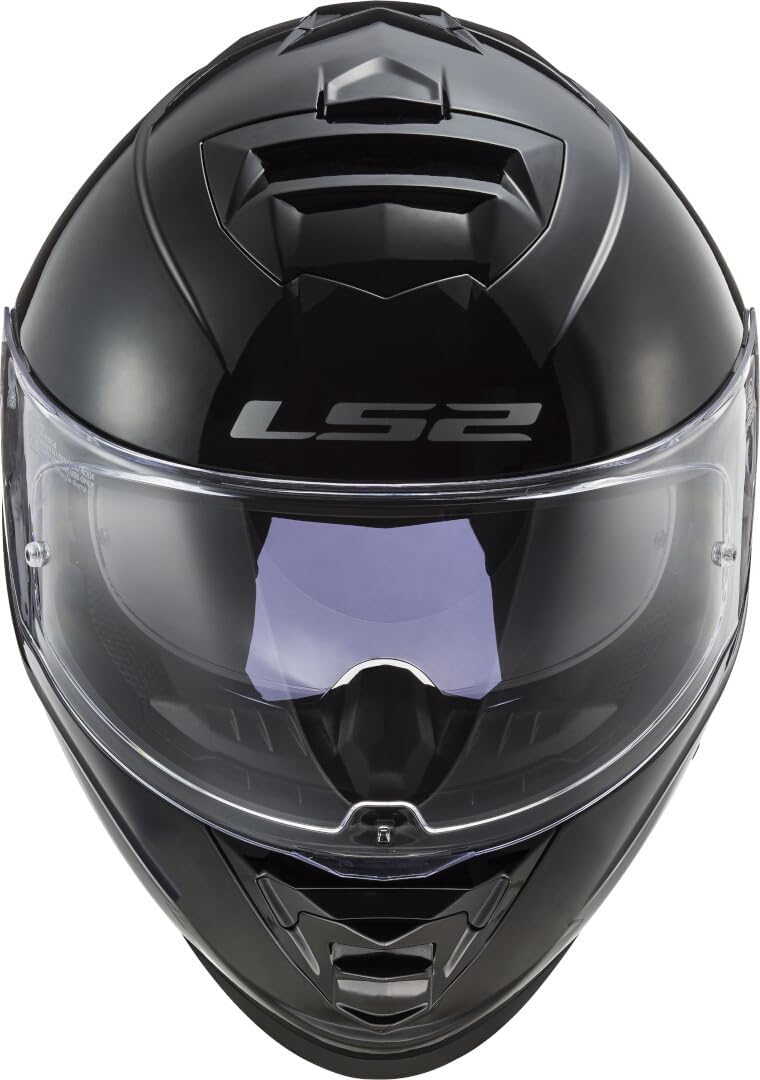 LS2 Herren Storm Motorradhelm M Schwarz, M Schwarz