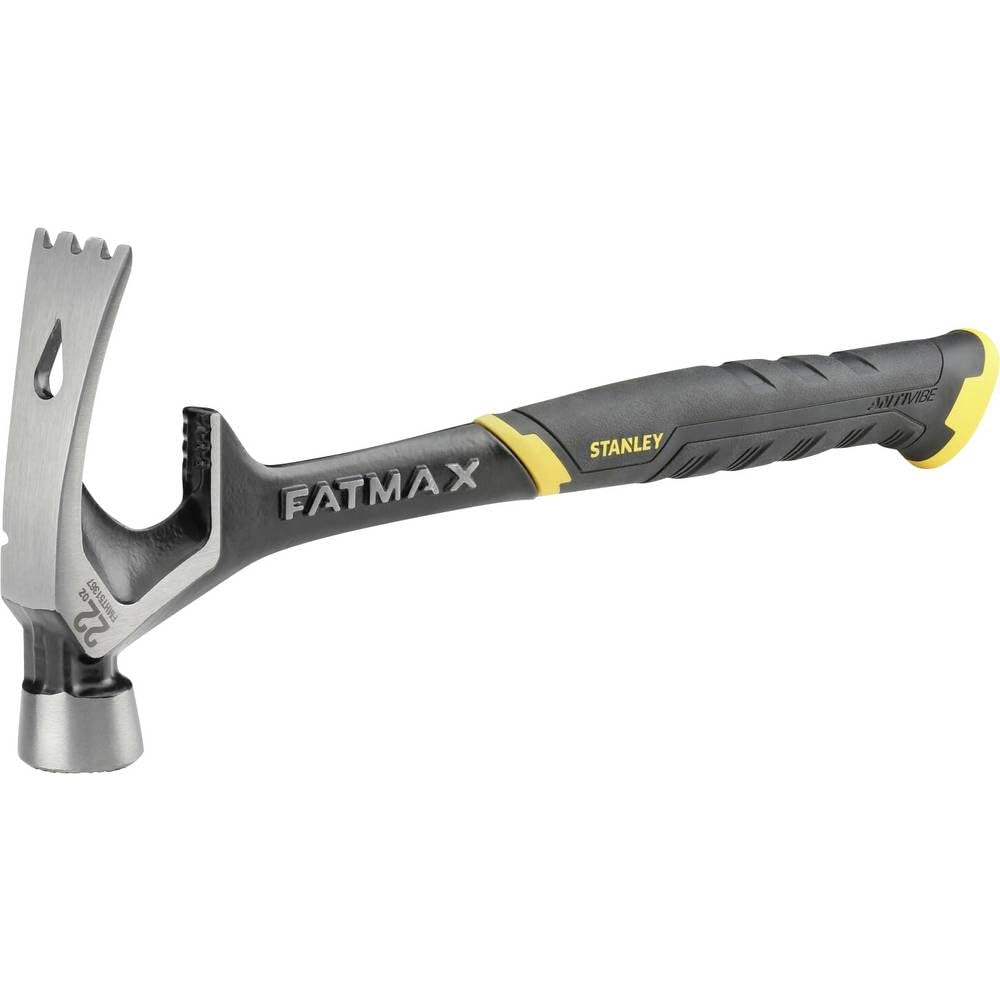 STANLEY FatMax Demontage Hammer (620g, abgeschrägter Nagelschlitz, grosse Schlagoberfläche, extra la