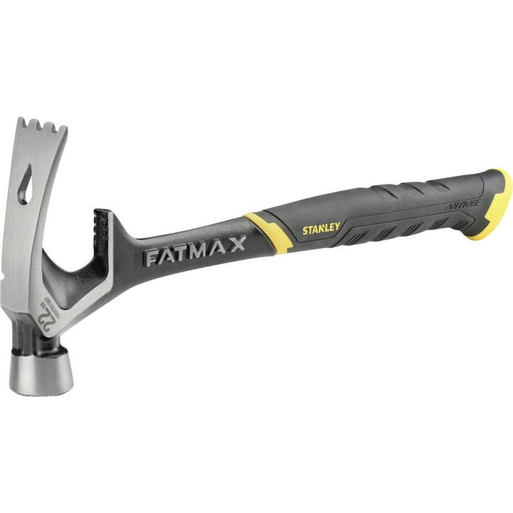 STANLEY FatMax Demontage Hammer (620g, abgeschrägter Nagelschlitz, grosse Schlagoberfläche, extra la