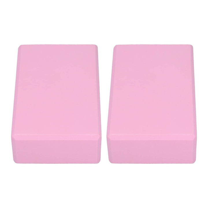Schaumstoff-Yoga-Blöcke, rosa Schaumstoff, rosa Yoga-Block, 2 Stück, sichere Unterstützung für Medit