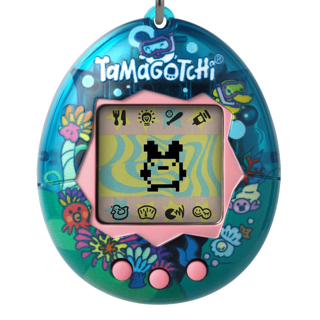 Bandai - Tamagotchi - Tamagotchi Original - Ozean - Elektronisches virtuelles Tier mit Farbdisplay,