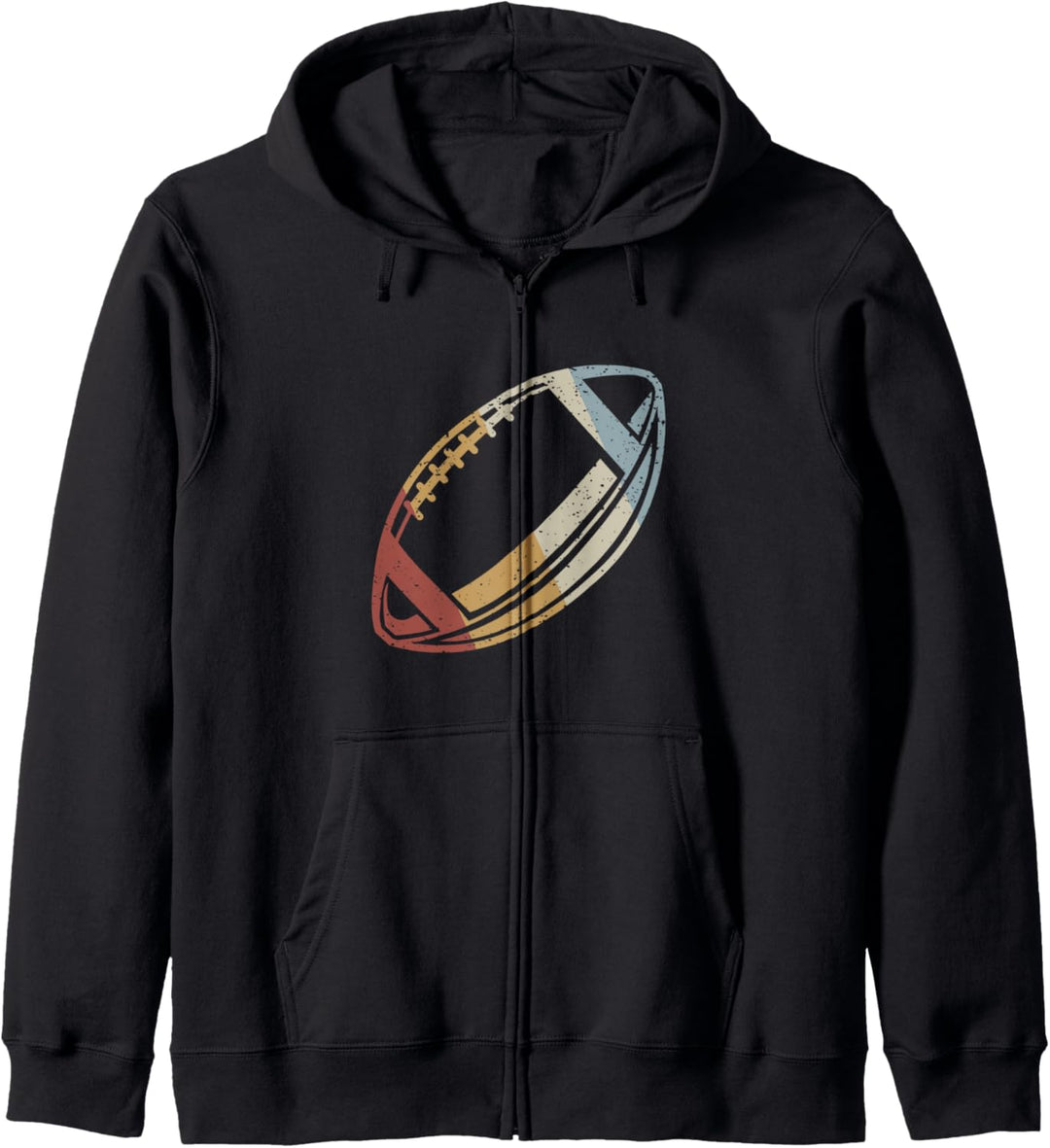 Football Retro Style Vintage Kapuzenjacke