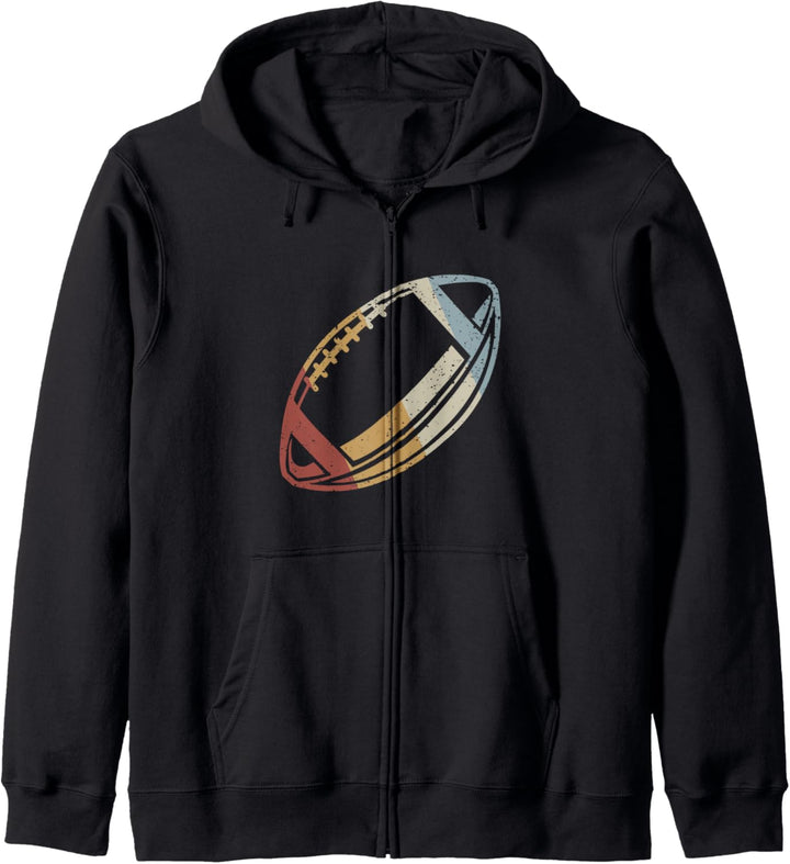 Football Retro Style Vintage Kapuzenjacke