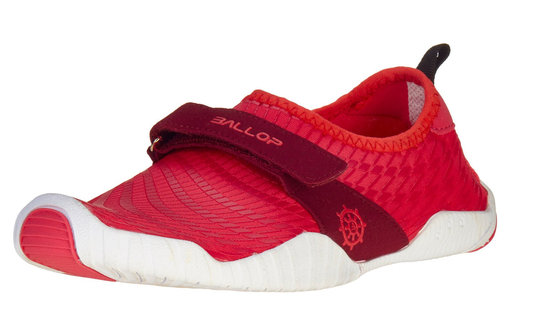 BALLOP Barfussschuh Patrol Grey X-Large Rot, X-Large Rot