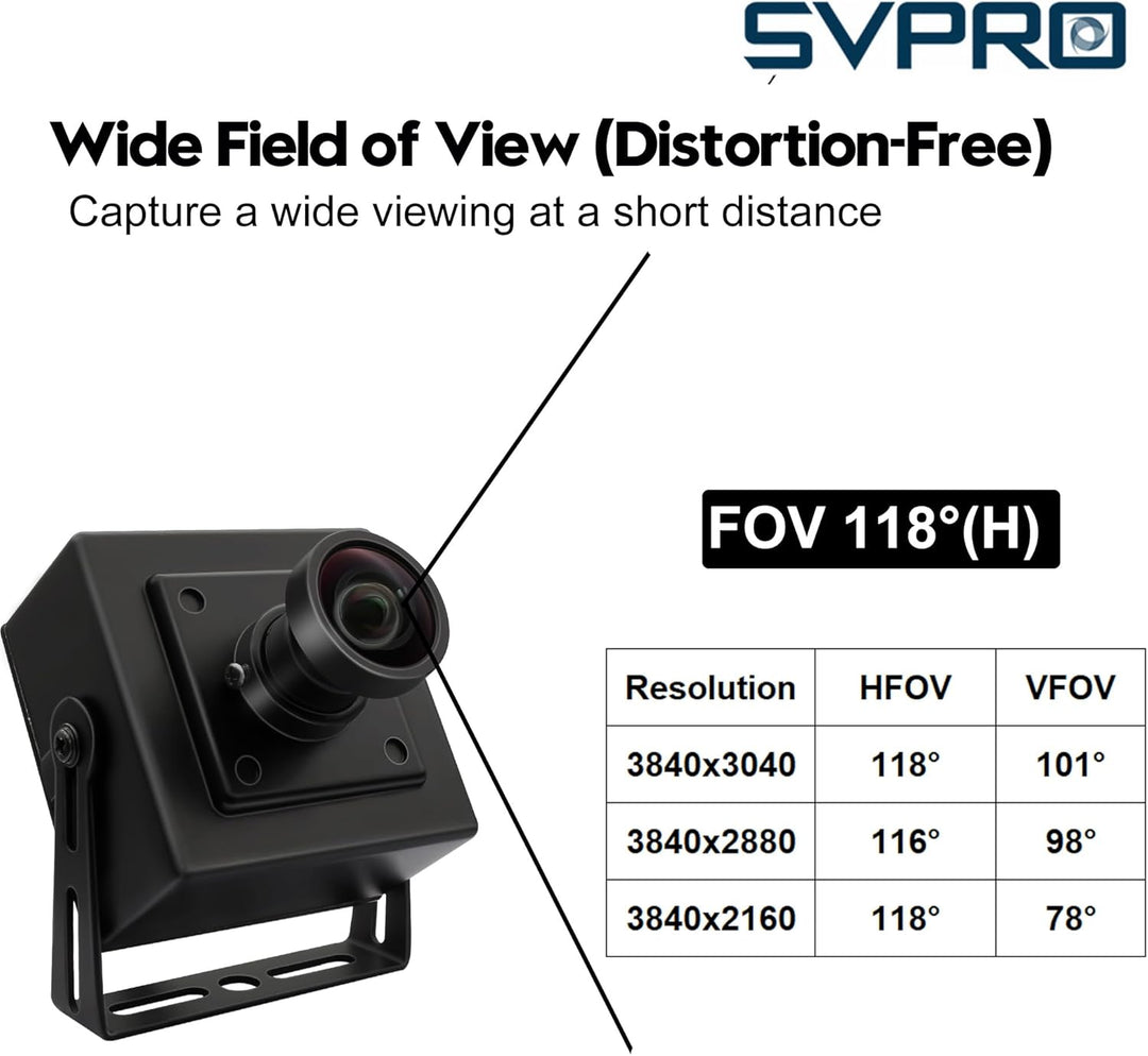 SVPRO 1080P 120fps USB Hochgeschwindigkeitskamera M12 Weitwinkel 12MP USB Kamera 4K 30fps 3D Drucker