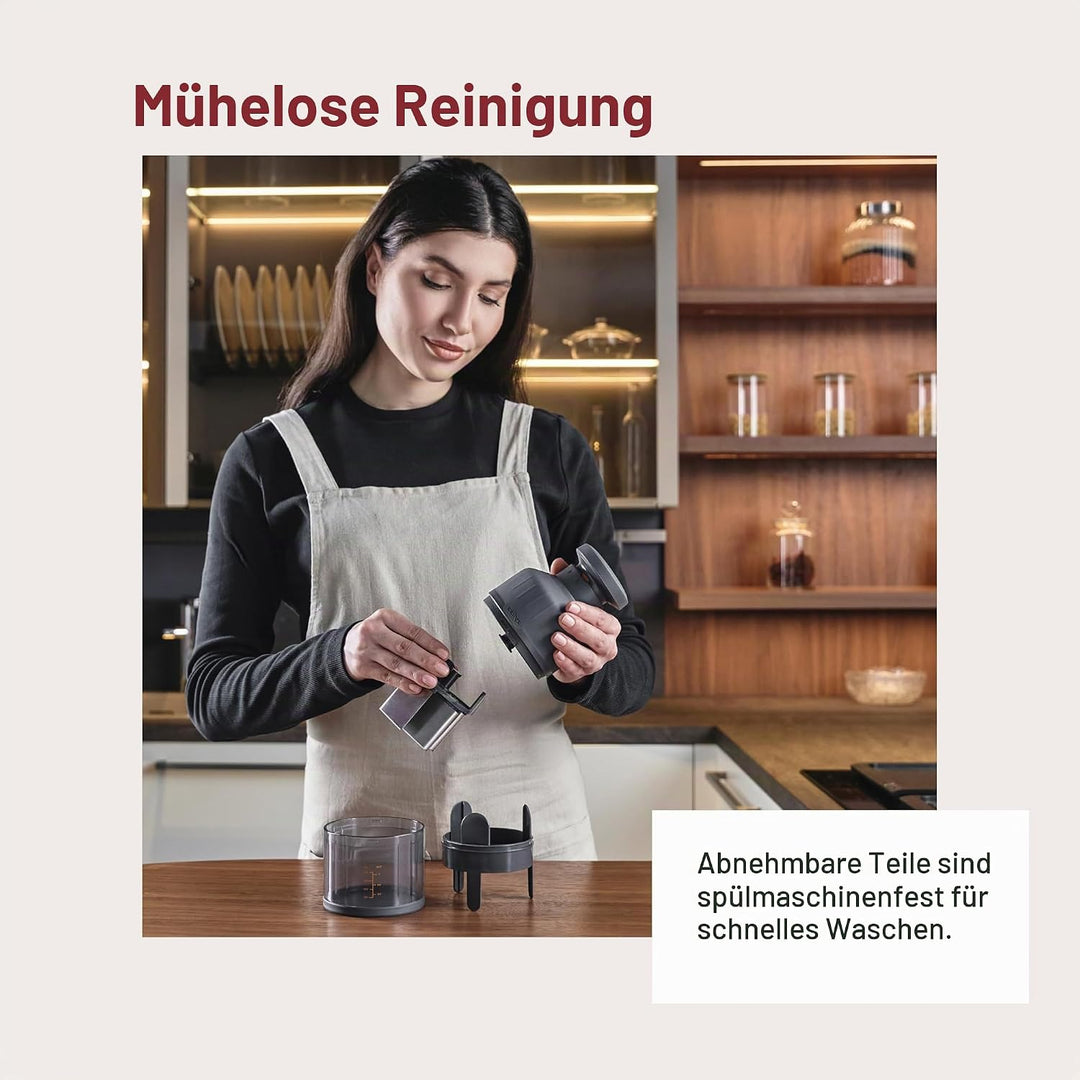 Zyliss Zick Zick 3 Manueller Lebensmittelzerkleinerer, manueller Gemüseschneider und -würfelschneide