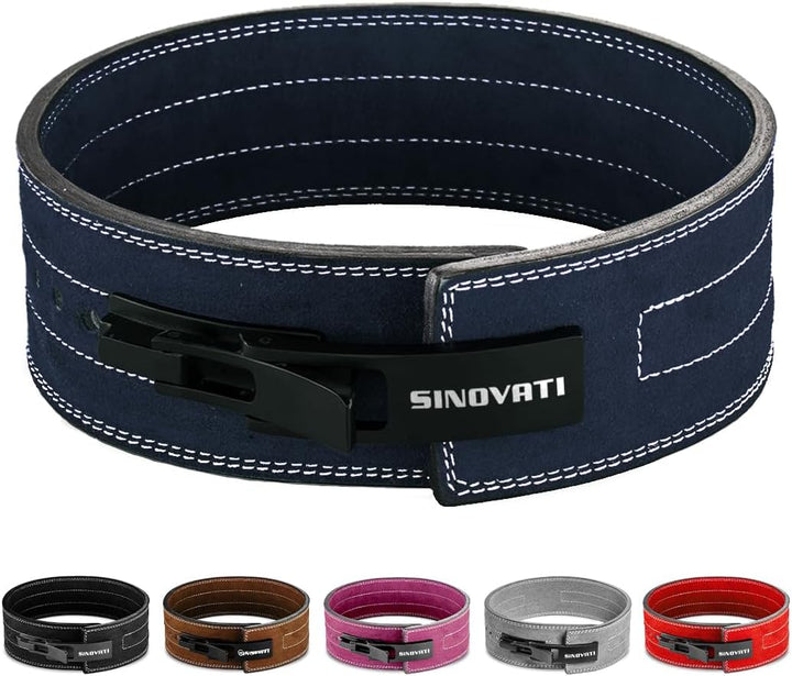 SINOVATI Premium Gewichthebergürtel KDK Gürtel aus Rindsleder mit Schnalle, Weightlifting Lever Belt