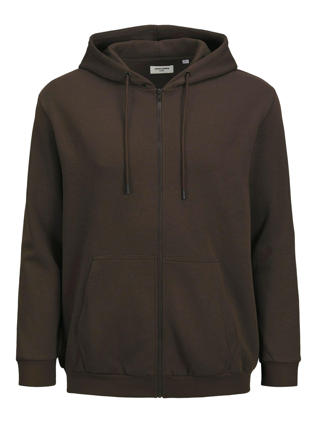 JACK & JONES Regular Fit Kapuzenjacke Hoodie mit Reissverschluss Uni Zip Pullover Sweater JJEBRADLEY