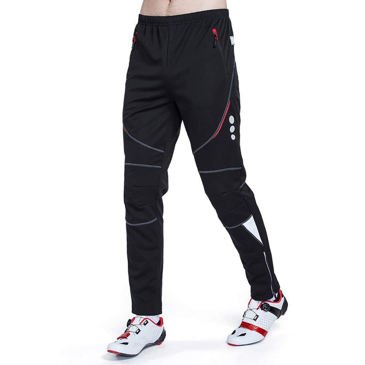 Fahrradhose Herren Winter Thmero Radhose lang Outdoorhose Winddicht Atmungsaktiv Wasserabweisend Sof
