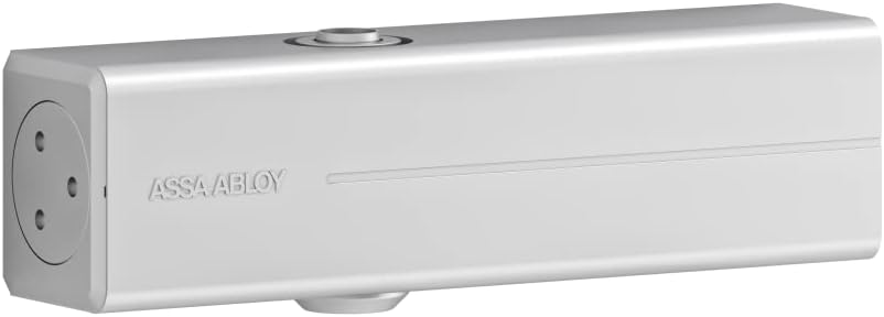 Assa Abloy DC200-DEV1 DC200 Türschliesser Türen ohne Gelenkarm, Silber DC200 Silber, DC200 Silber