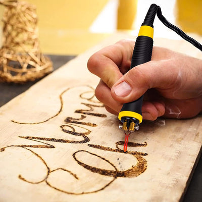 100W Pyrographie Maschine, 0-750°C einstellbare Temperaturregelung, mit Stiftköpfen der Heizungs 20