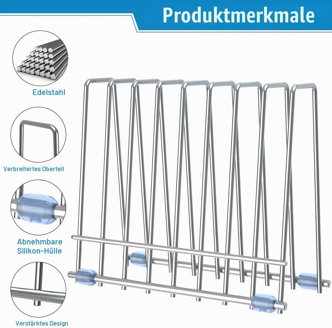 Wiederverwendbare Aufbewahrungstaschen Rack, Trockengestell für Aufbewahrungstaschen, Rostfreier Stä