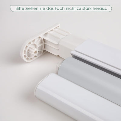 HOMEDEMO M100 Elektrische Rollos Verdunkelungsrollo mit Motor & Fernbedienung Weiss 120x190cm Verdun