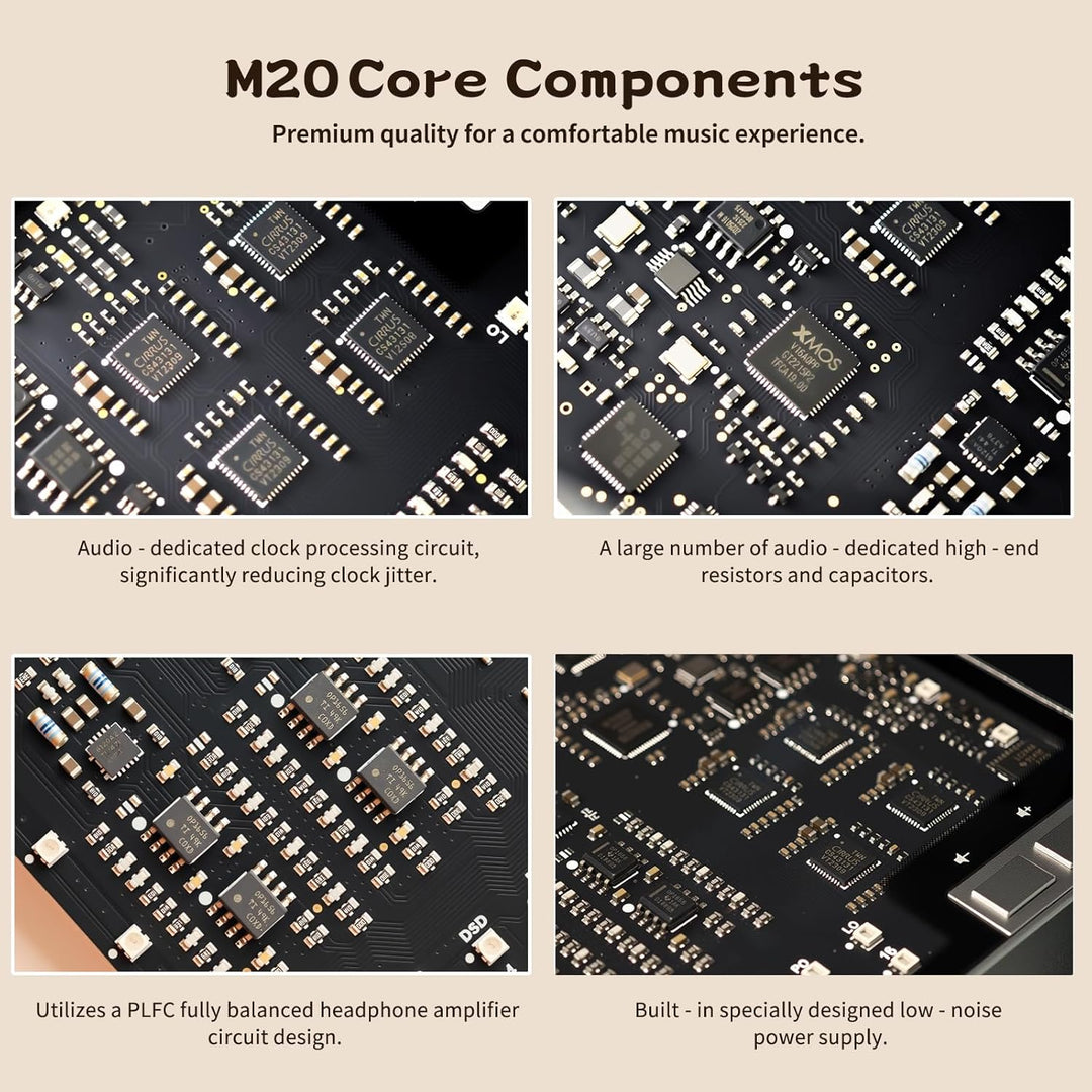SMSL LIN.LIN.LIN M20 USB MQA MQA-CD DAC Headphone Amp 4X CS43131Chip USB 2.0 USB1.1 Gaming DAC 3,5mm