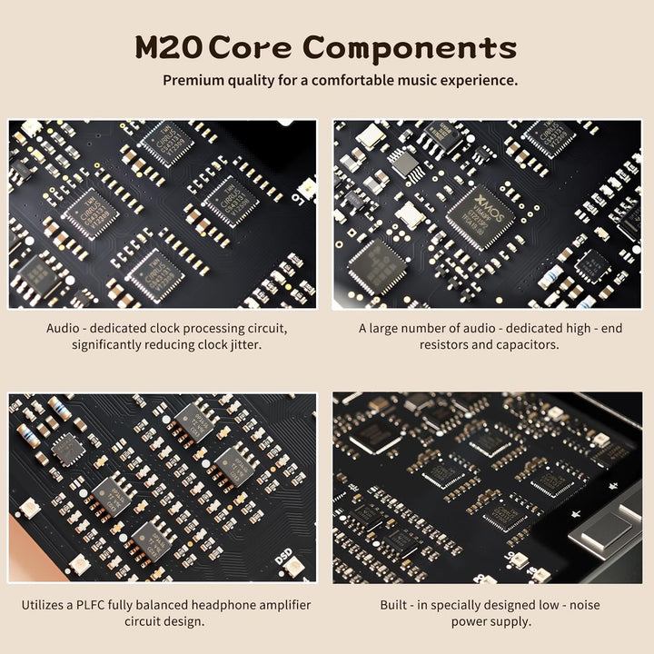 SMSL LIN.LIN.LIN M20 USB MQA MQA-CD DAC Headphone Amp 4X CS43131Chip USB 2.0 USB1.1 Gaming DAC 3,5mm