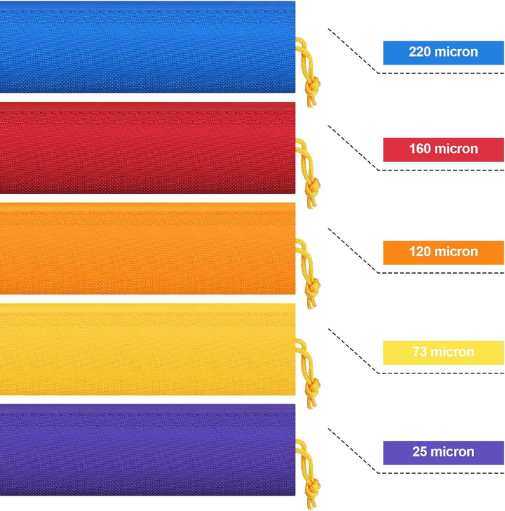 Hyindoor Bubble Bags 5 Gallonen 5 Beutel Set Krautig EIS Essenz Extractor Kit für Kräuterextraktion