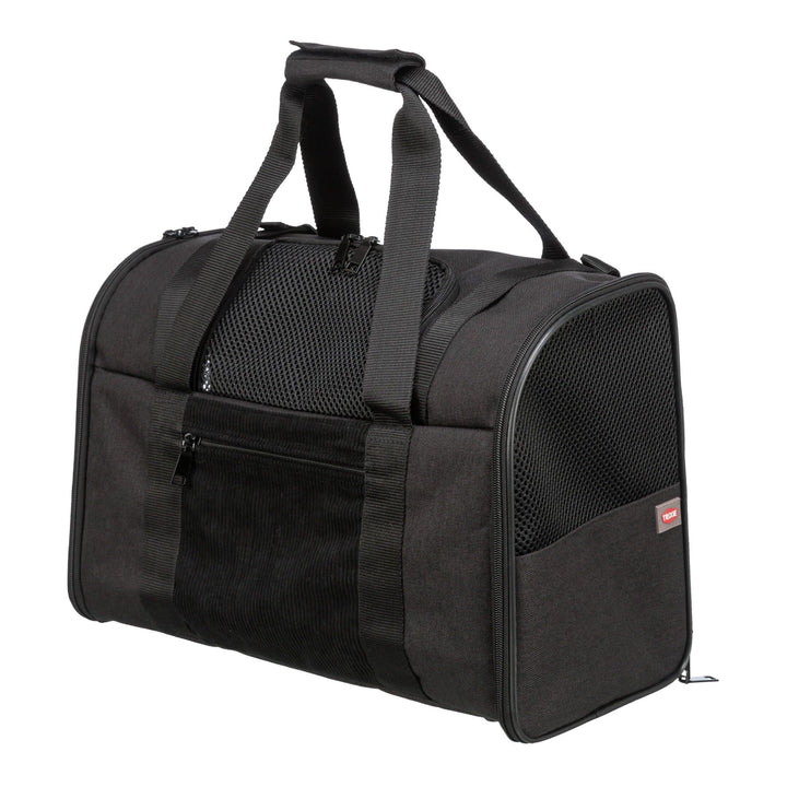Trixie 2882 Rucksack Connor, 42 × 29 × 21 cm, schwarz/grau, schwarz/grau