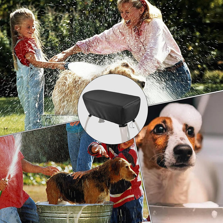 Badeabdeckung für Haustiere, Badewannenabdeckung für Hunde - wasserdichte Badeabdeckung aus Oxford-S