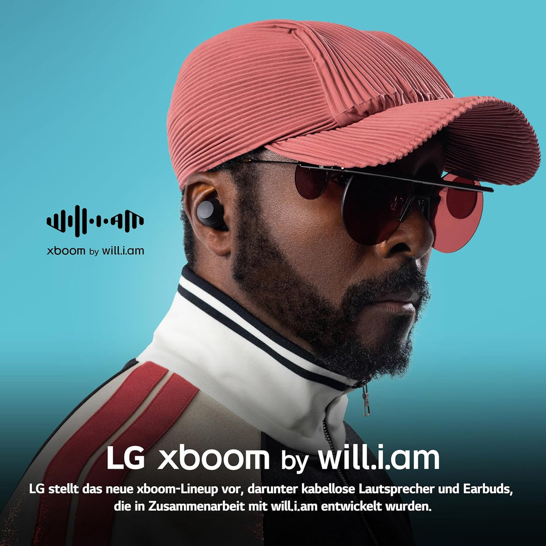 LG, XBOOM Buds, Bluetooth kopfhörer Sport, Kabellose In Ear Bluetooth Kopfhörer in Ear ANC, Noise Ca