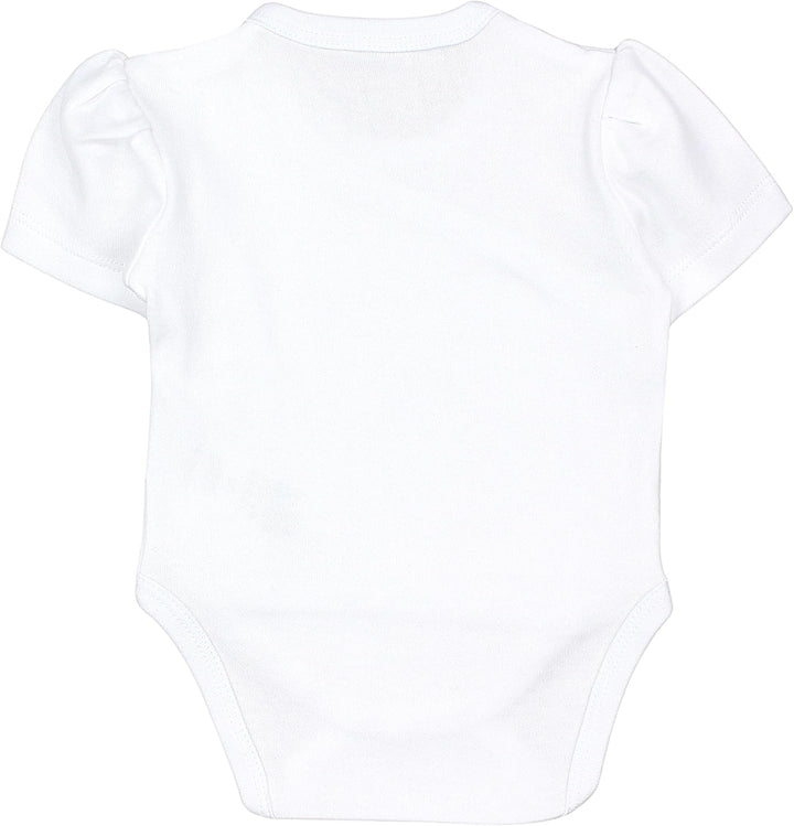 TupTam Baby Body Mädchen 5er Set – Kurzarm Wickelbody aus Baumwolle mit Print, Atmungsaktiv und Haut