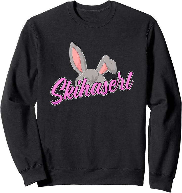 Ski Skihaserl Apres Ski Design Skifahrer Sweatshirt