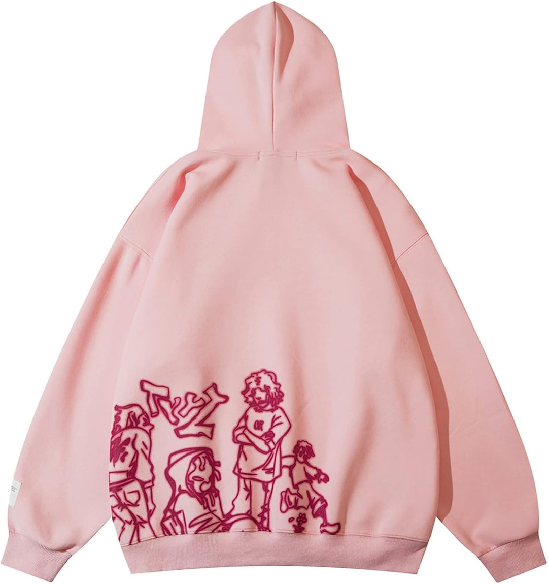 YEOU Unisex St001 Kapuzenpullover S Rosa, S Rosa