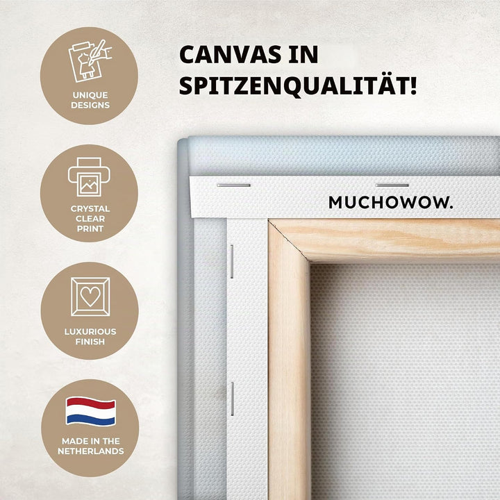 MuchoWow© Leinwandbild Gross 120x80 cm XXL Dekoration Wohnzimmer Bilder Aufhängen Wall Decoration Li