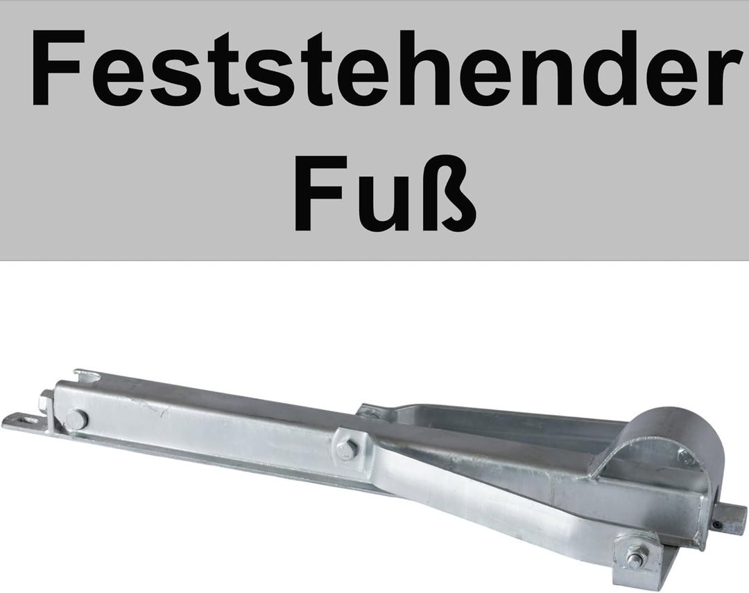 Ausdrehstütze Eckstütze aus Stahl Stützbein geeignet für Caravan Trailer PKW-Anhänger Abstützung Niv
