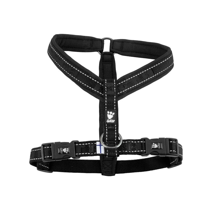 Hurtta - Y Geschirr - 60 cm - Schwarz gefüttert - 1 Stück Multi 60 cm 200 g, Multi 60 cm 200 g