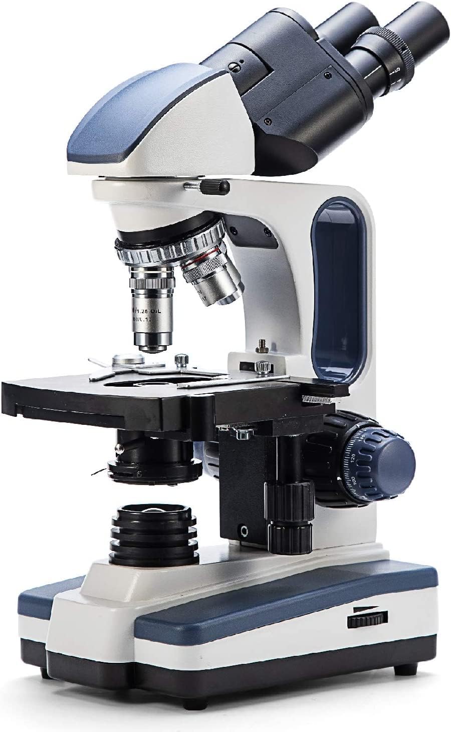 SWIFT SW350B 40X-2500X Siedentopf-Kopf, trinokulares Compound-Labormikroskop in Forschungsqualität m