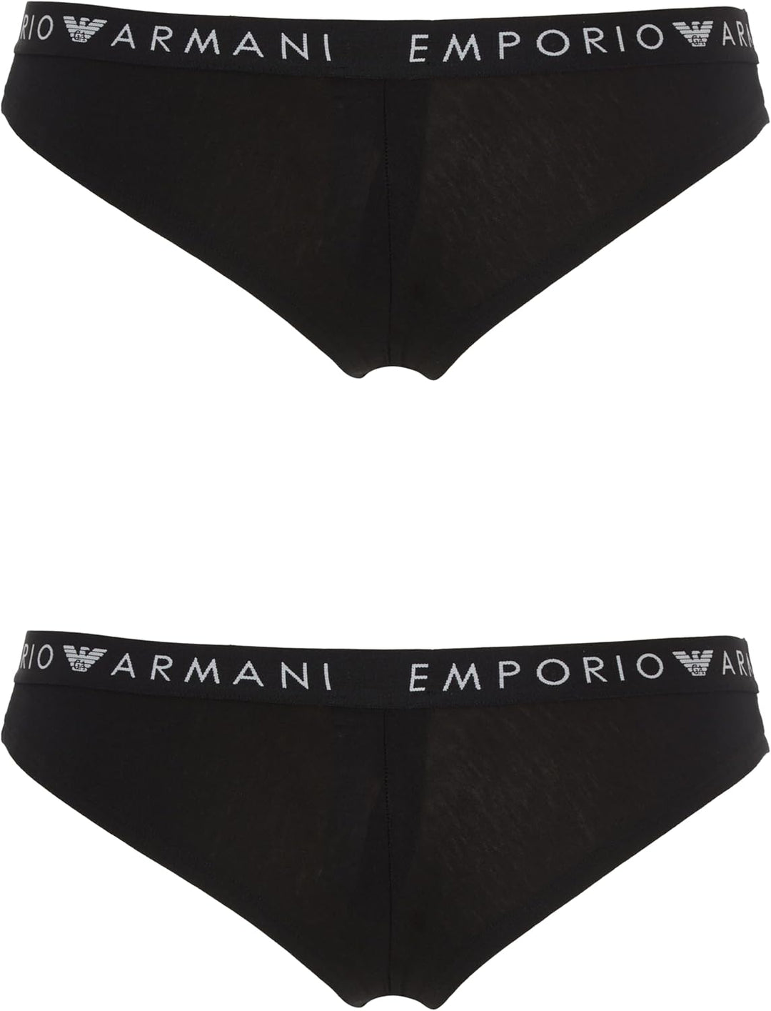 Emporio Armani Damen 2-Pack Brazilian Unterwäsche (2er Pack) M Nero, M Nero