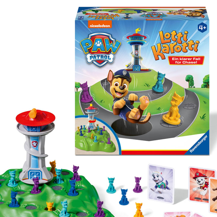 Ravensburger 22372 - PAW Patrol Lotti Karotti, Spiele-Klassiker mit den Serienhelden aus PAW Patrol,