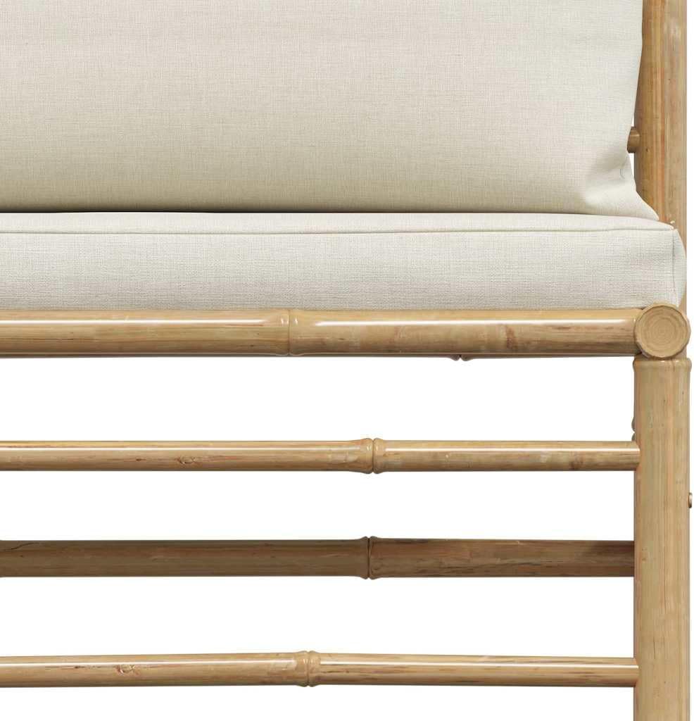 vidaXL Gartenmöbel 2-TLG. mit Kissen Ecksofa Mittelsofa Gartenset Gartensofa Lounge Sofa Garnitur Si