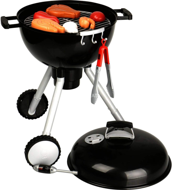 Theo Klein 9466 Weber Kugelgrill One Touch Premium | Kinder-Grill mit Licht, Sound und zahlreichem Z