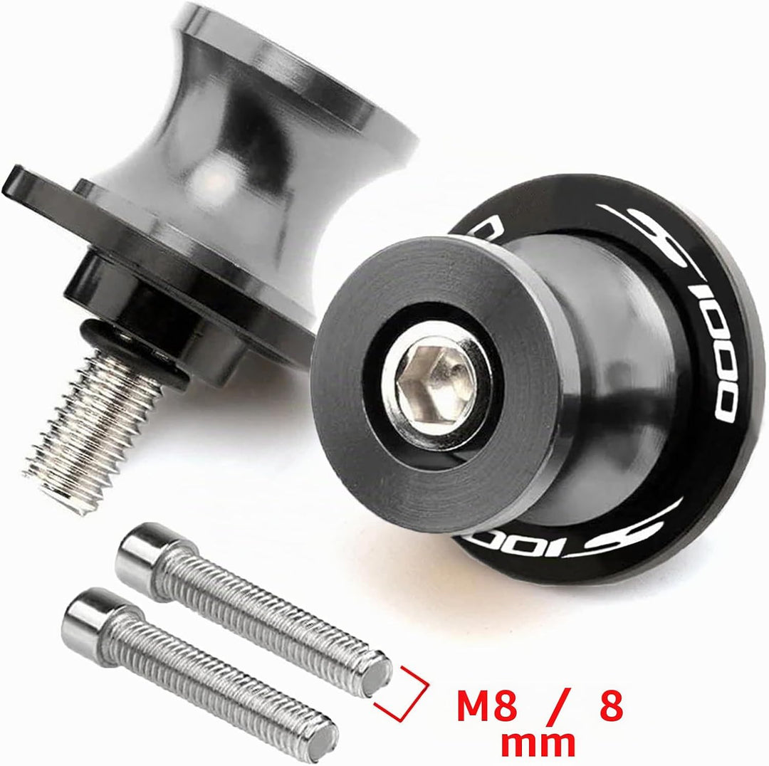 2pcs Montageständer Racingadapter M8*1,5 Bobbins CNC Ständeraufnahme Für S1000R S1000RR S1000XR S100
