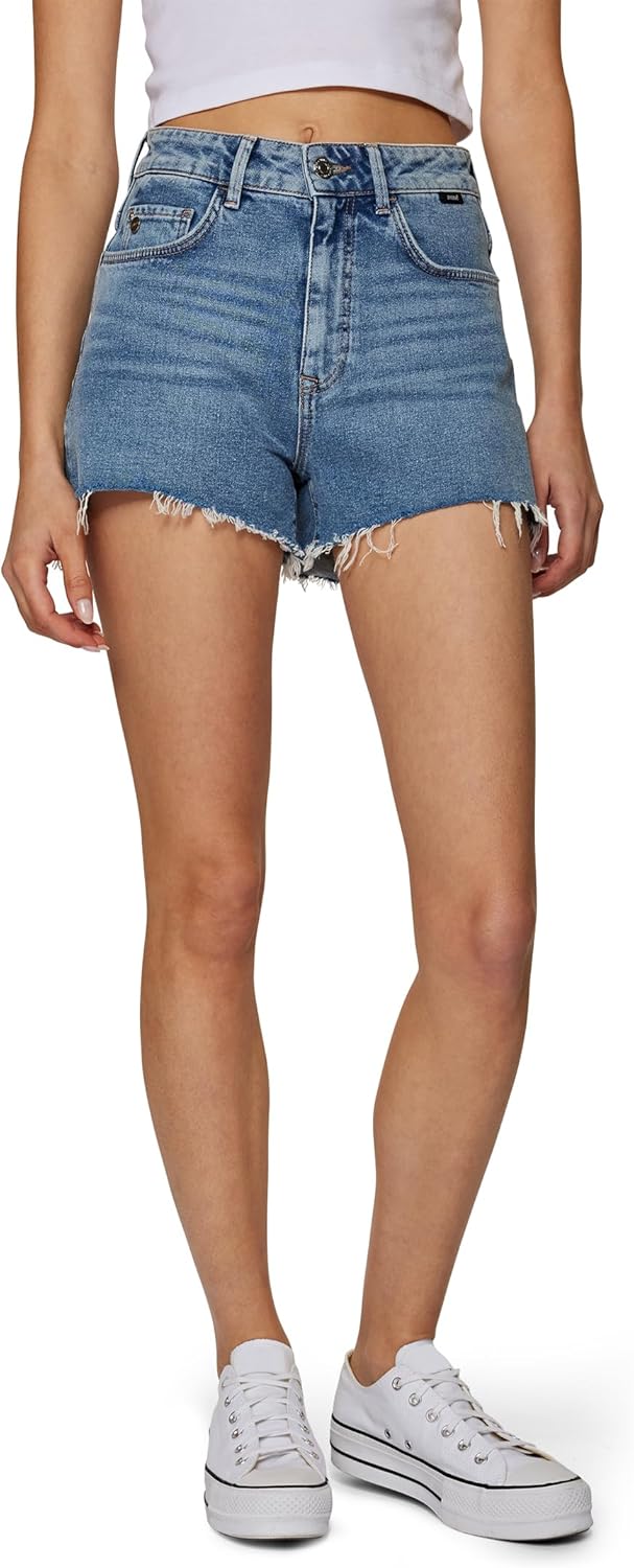 Mavi Damen Serra Jeans-Shorts 24 Blau, 24 Blau