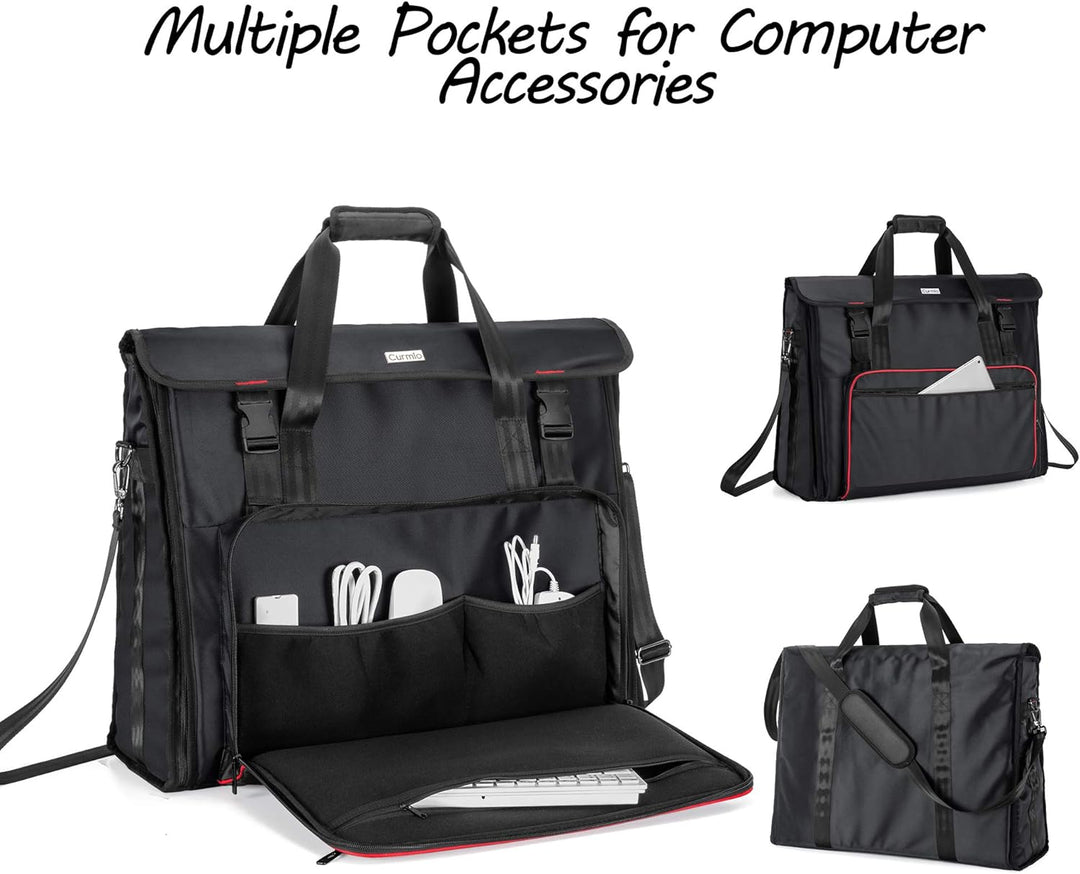 CURMIO Reisetasche für iMac, 27 Zoll Display-Computer Tragetasche, Aufbewahrungstasche für PC, Monit