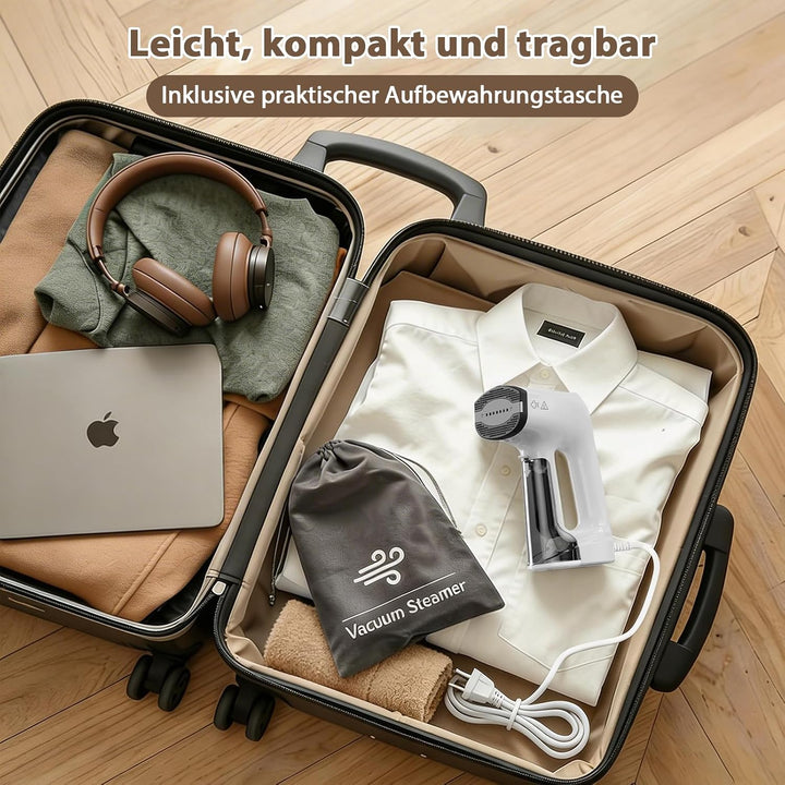 Anbull 2-in-1 Steamer Dampfglätter mit Saugfunktion, 5000 Pa Saugleistung
