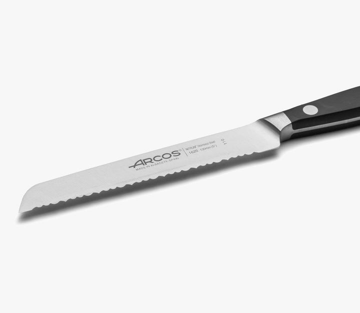 Arcos Serie Manhattan - Tomatenmesser - Klinge aus Nitrum geschmiedetem Edelstahl 130 mm - HandGriff