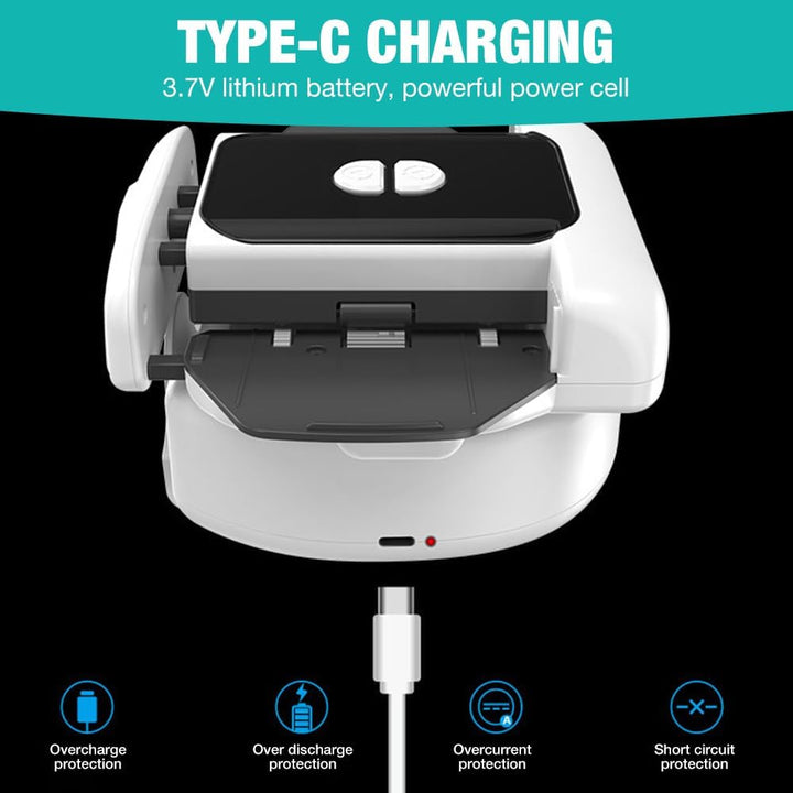 Kartenmischmaschine Elektrische, Automatischer Kartenmischer für 1-2 Deck, USB/Batteriebetriebener K