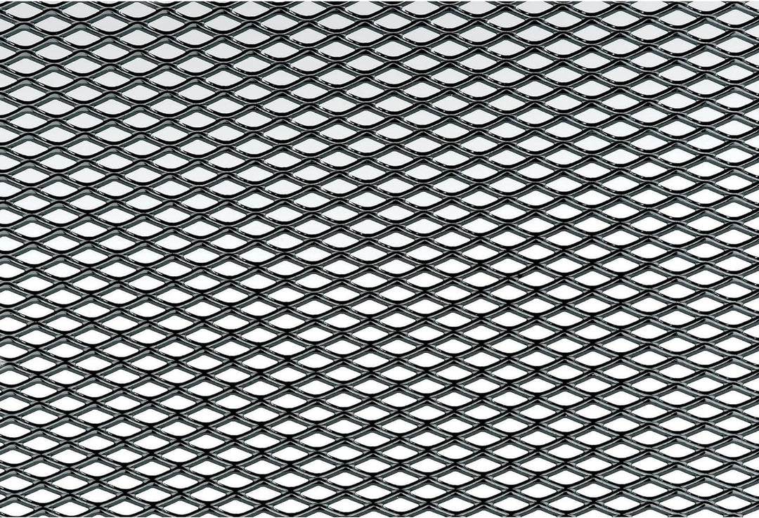 Simoni Racing GSA/7N Extra Schmale Mesh Aluminium Grösse 125 X 20 Cm, Schwarz