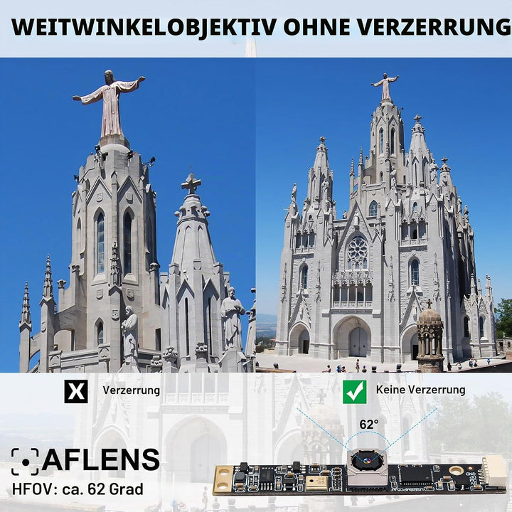 G 8MP USB-Kameramodul mit Mikrofon, Autofokus, PC-Kamera für Computer, 4K-Lightburn-Kamera für Laser