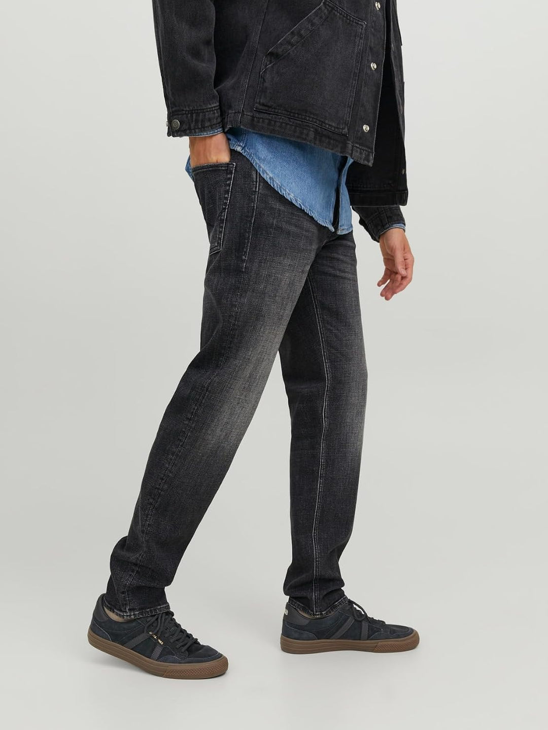Jack &amp; Jones Male Tapered Fit Jeans Plus Size JJIMIKE JJORIGINAL SQ 270 NOOS PLS Tapered Fit Jeans 2