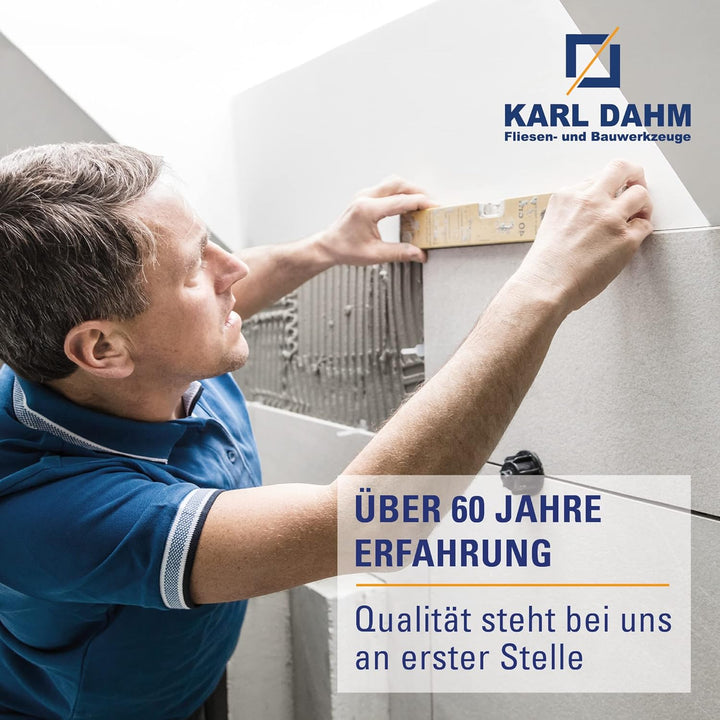 Karl Dahm Schleifset Diamant, Körnung 60 – 200 I Profi-Handschleifer-Set zum Brechen und Schleifen v