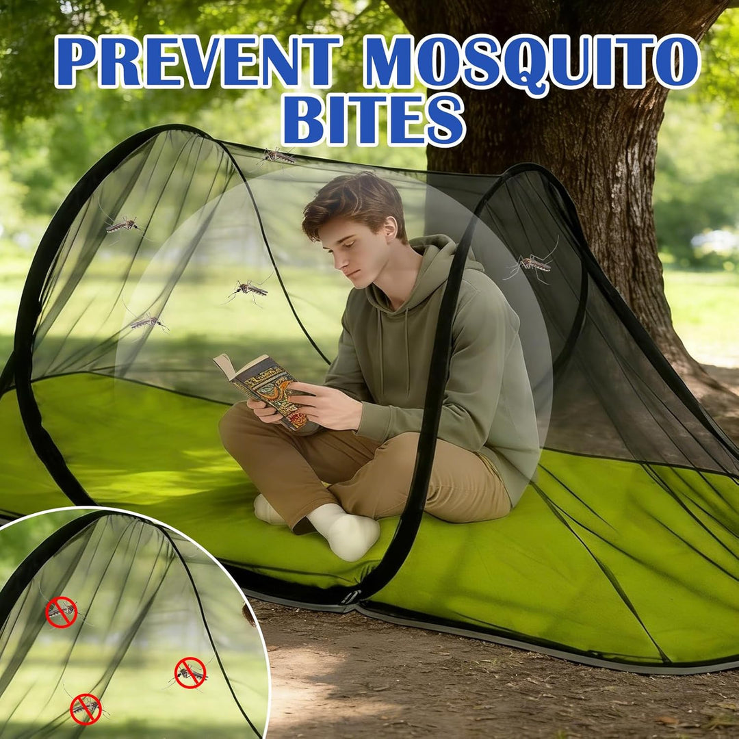 Faltbares Moskitonetz Pop Up, 200 X 72 X 70 cm Moskitonetzbett, Moskitonetz Reise, Tragbares Camping